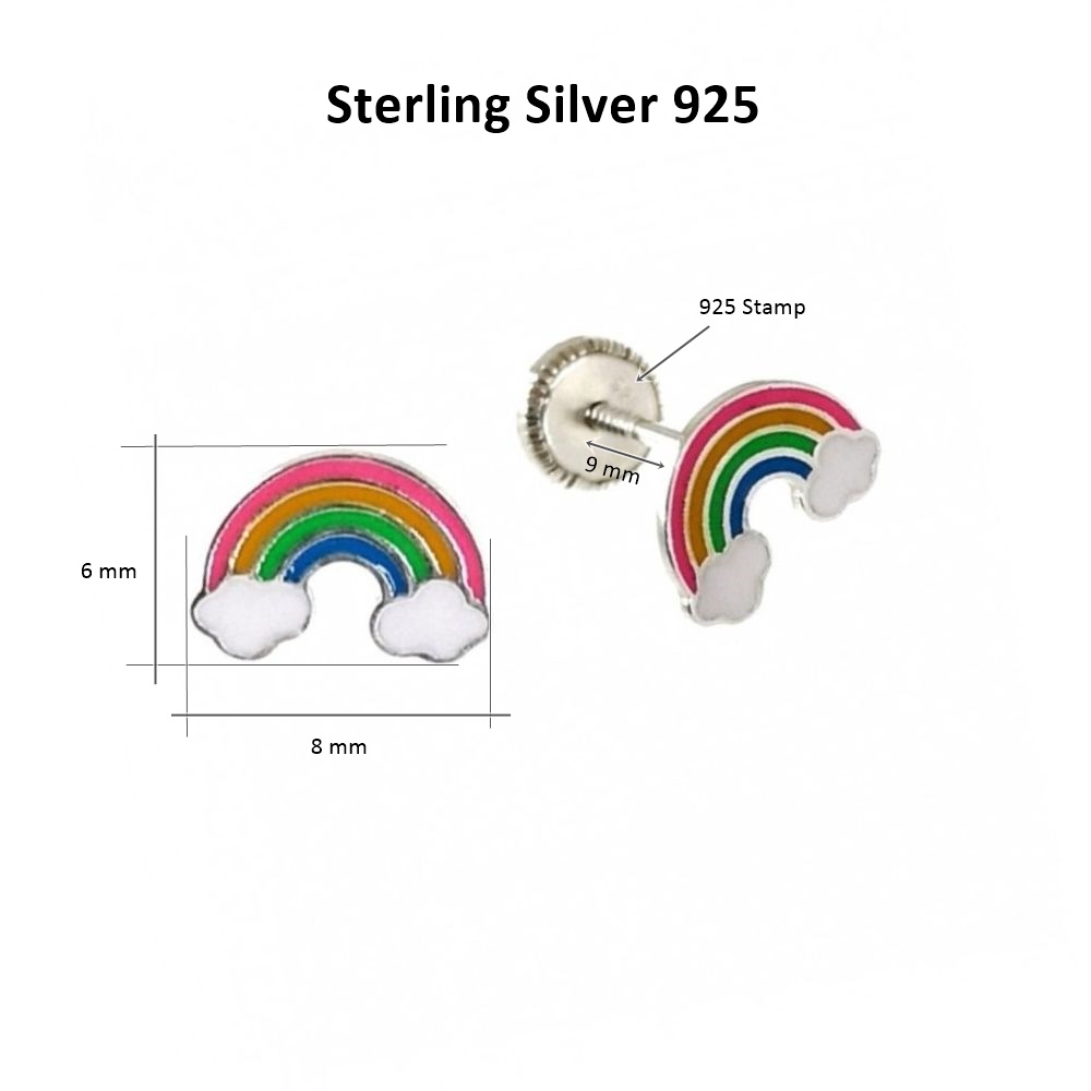 Pendientes De Plata De Ley Pendientes Niña Plata 925 - Diseño Koala