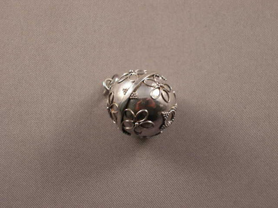 Llamador de Angel Plata Envejecida 20 Mm.