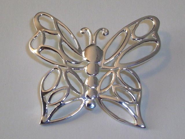 Colgante mariposa de Plata de Ley