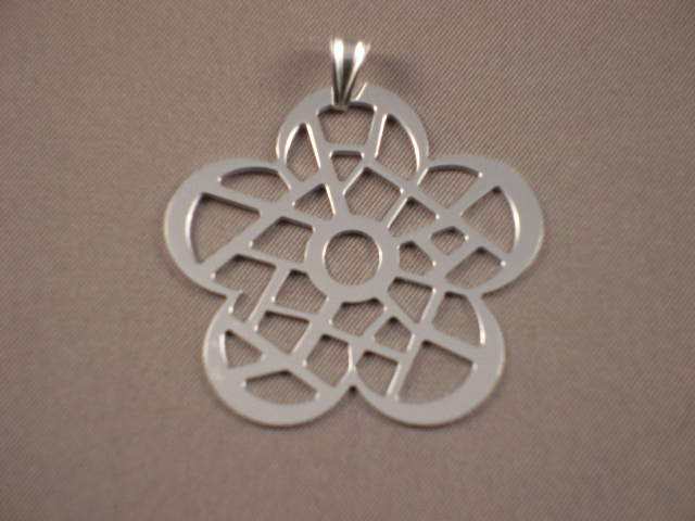 Colgante de Plata Flor