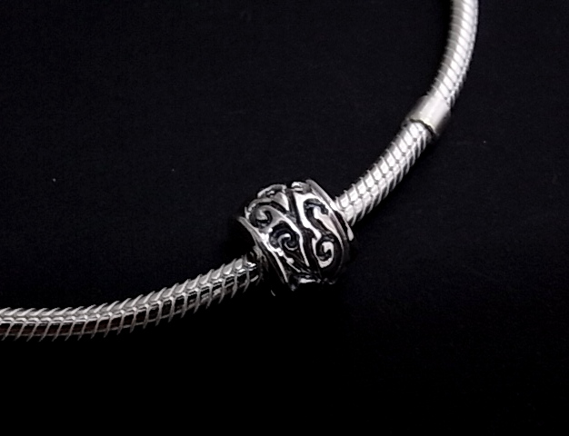 Abalorio Plata Lisa  