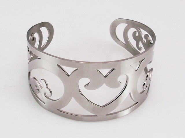 Brazalete calado de Acero inoxidable