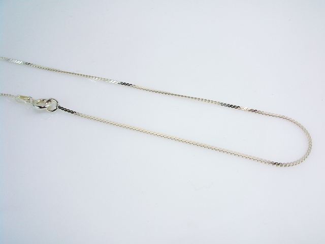 Cadena serpentina 40 Cm. de Plata de ley