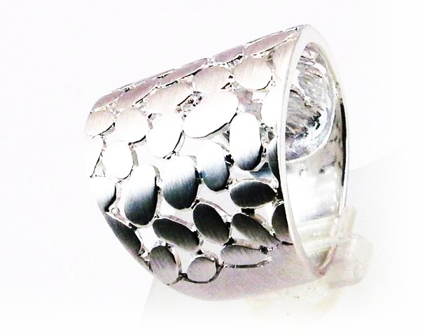 Anillo en Plata de Ley satinada