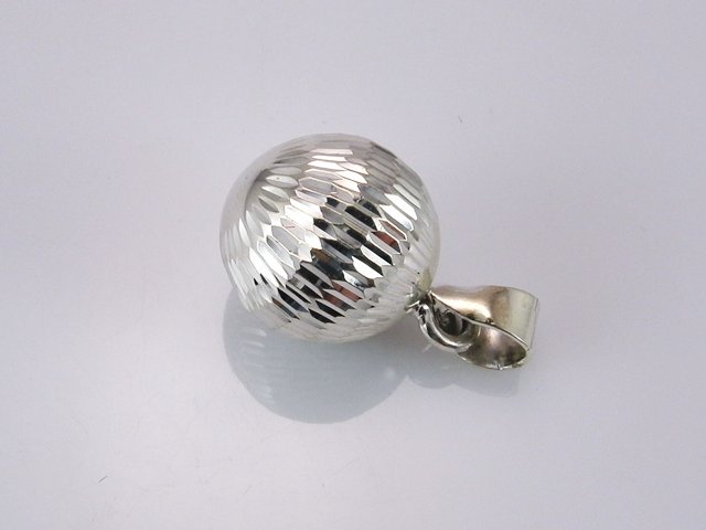 Llamador de Angel de Plata todo tallado 16 Mm.
