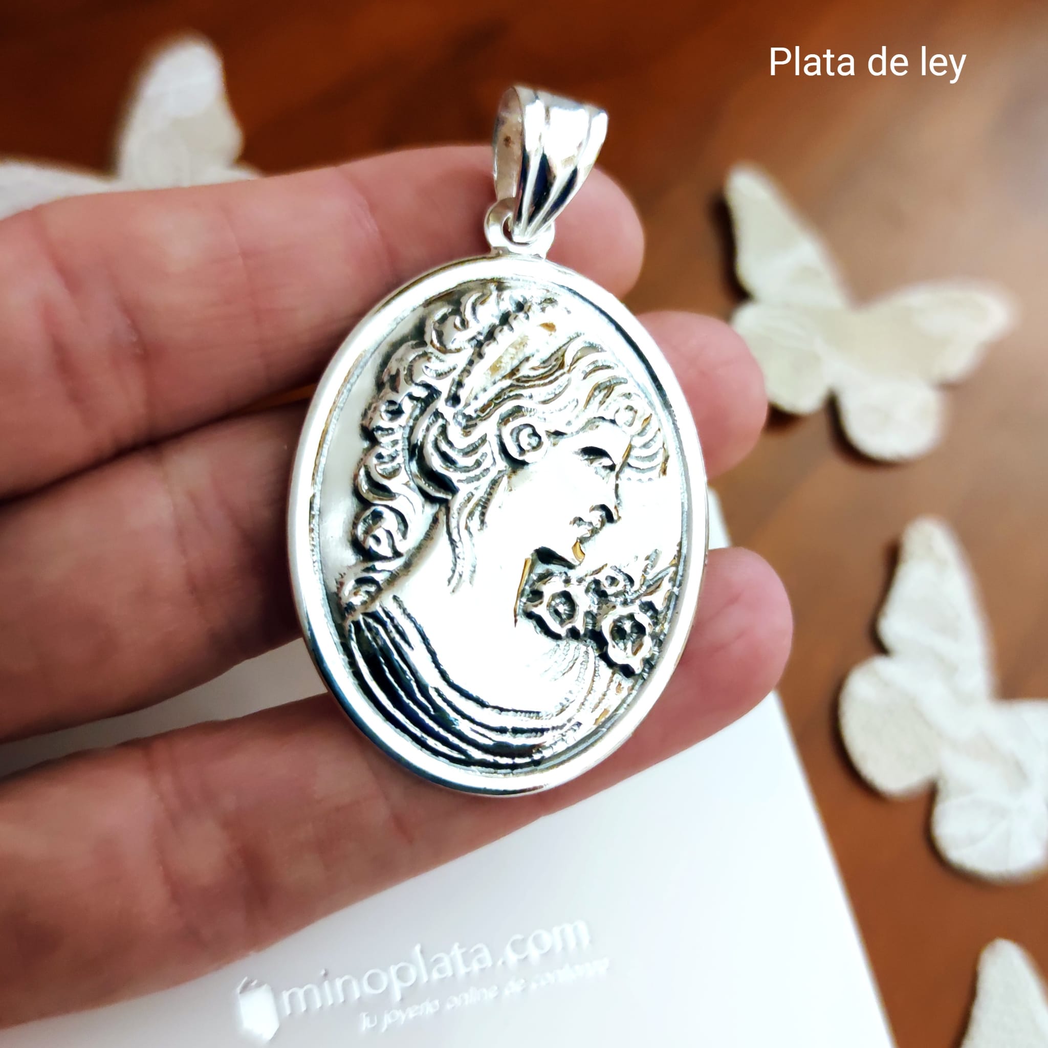Colgante de Camafeo en Plata de ley_1