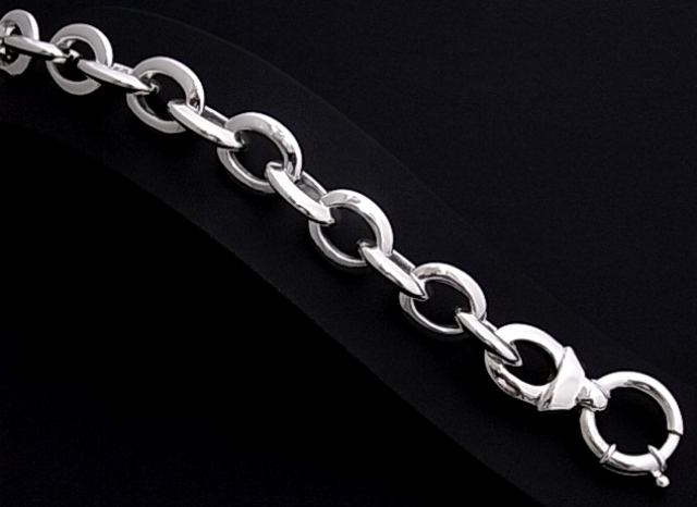 Pulsera Eslabones de Plata de Ley