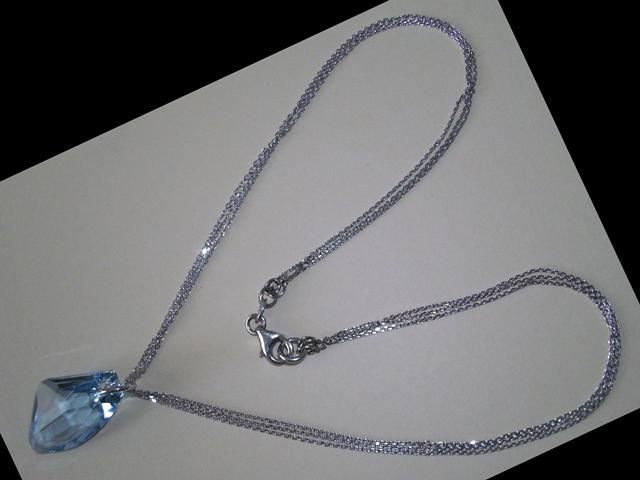 Gargantilla cristal Swarovski en Plata de Ley rodiada