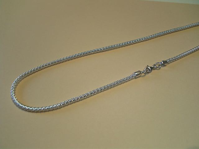 Cordon de Plata Core 70 cm. y 2 Mm.grosor