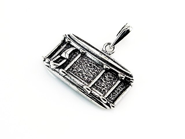 Colgante tambor de Plata de ley
