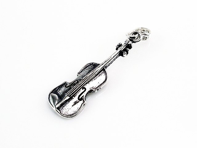 Colgante violin de Plata de ley