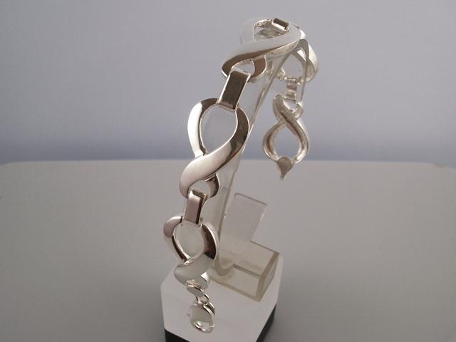 Pulsera para mujer Ochos de Plata de Ley