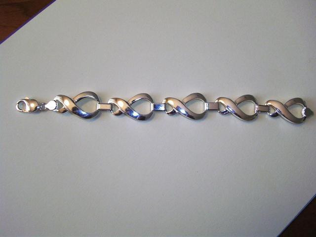 Pulsera para mujer Ochos de Plata de Ley 2