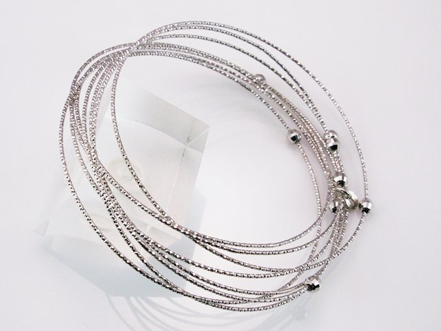Semanario de Plata de Ley rodiada tallada 1 Mm.