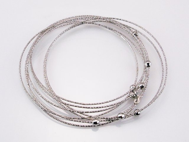 Semanario de Plata de Ley rodiada tallada 1 Mm. 1