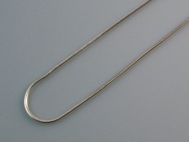 Cadena de Plata de ley Cola de topo 38 Cm. 1,3 Mm.