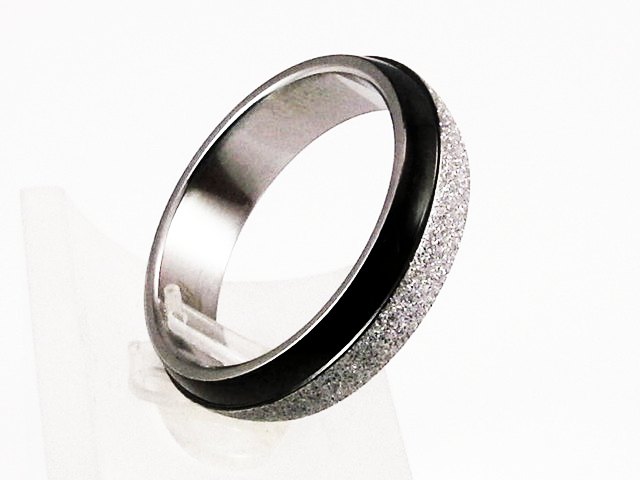 Alianza de Acero inox diamantado y negro
