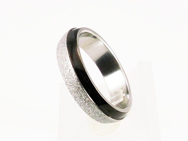 Alianza de Acero inox diamantado y negro 1