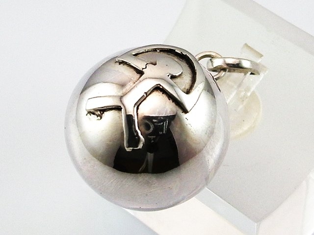 Llamador de angeles Indalo de Plata de ley 20 Mm.