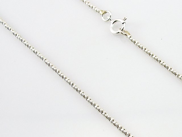 Cordon de Plata macizo 70 Cm. y 1,2 Mm.