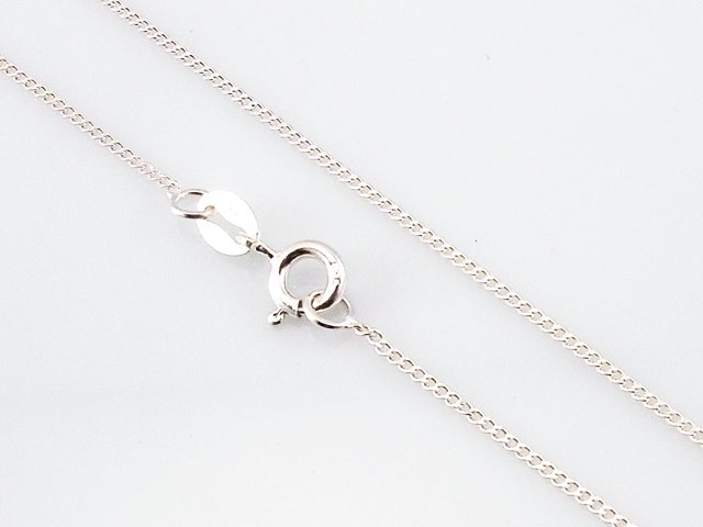 Cadena de Plata de ley Barbada de 40 Cm.