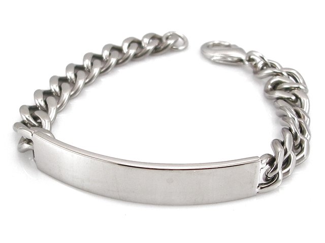 Pulsera esclava brillo de Acero inoxidable