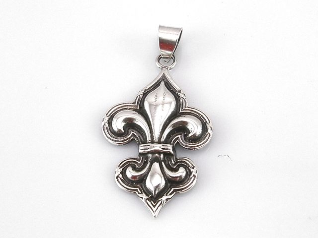 Colgante Flor de Lys de Plata de ley