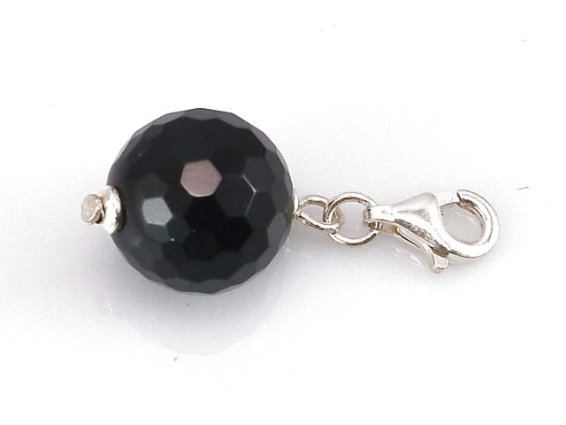 Colgante Plata de Ley  y Piedra Salud tipo charms