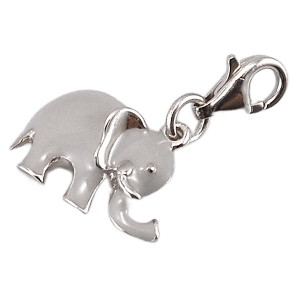 Colgante Elefante Plata y Esmalte