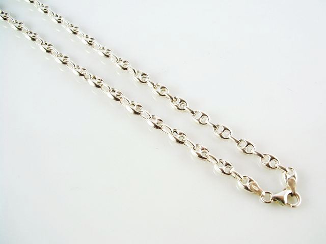 Cadena de Calabrote 6 Mm. en Plata de ley 50 Cm.