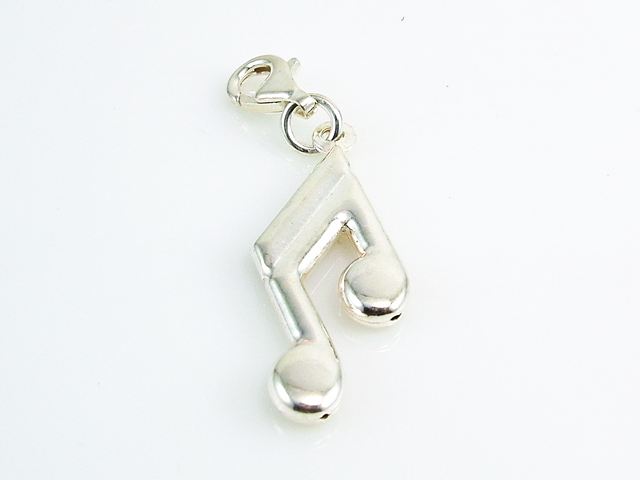Colgante Semicorchea de Plata estilo Charms