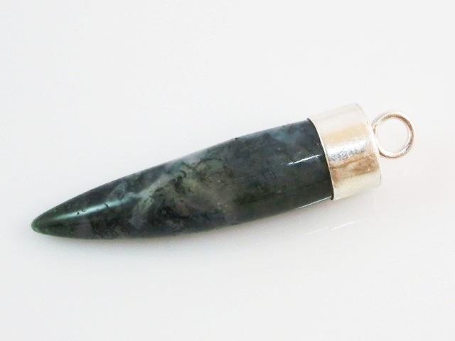 Cuerno de Plata de ley y piedra
