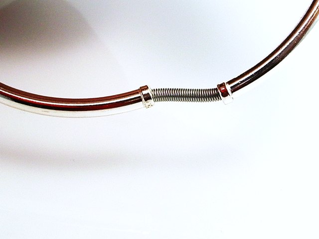 Pulsera de Plata de ley con bola diamantada 1