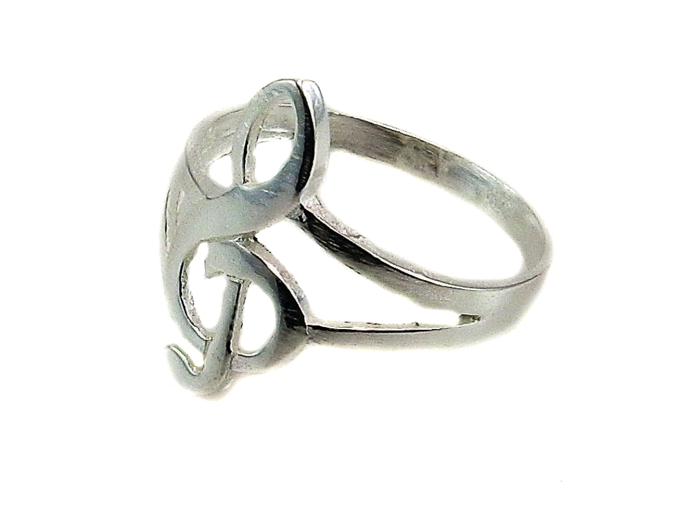 Anillo Clave de Sol de Plata de ley 1