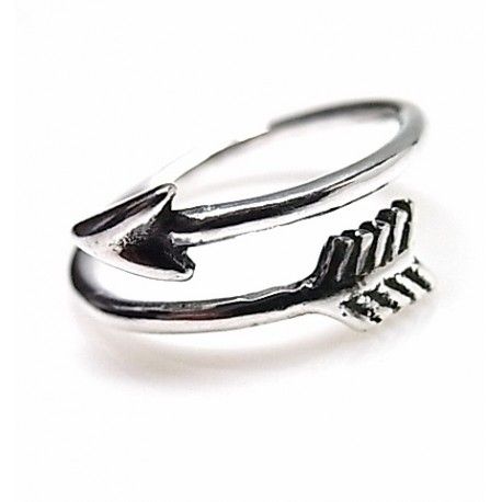 Anillo flecha de Plata vieja