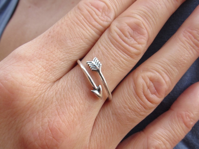 Anillo flecha de Plata vieja_1
