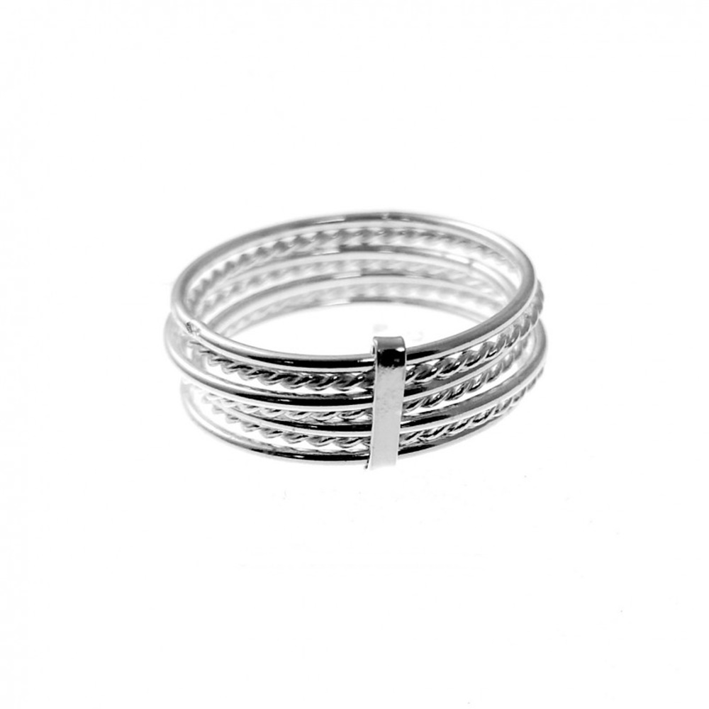 Anillo semanario de Plata de ley
