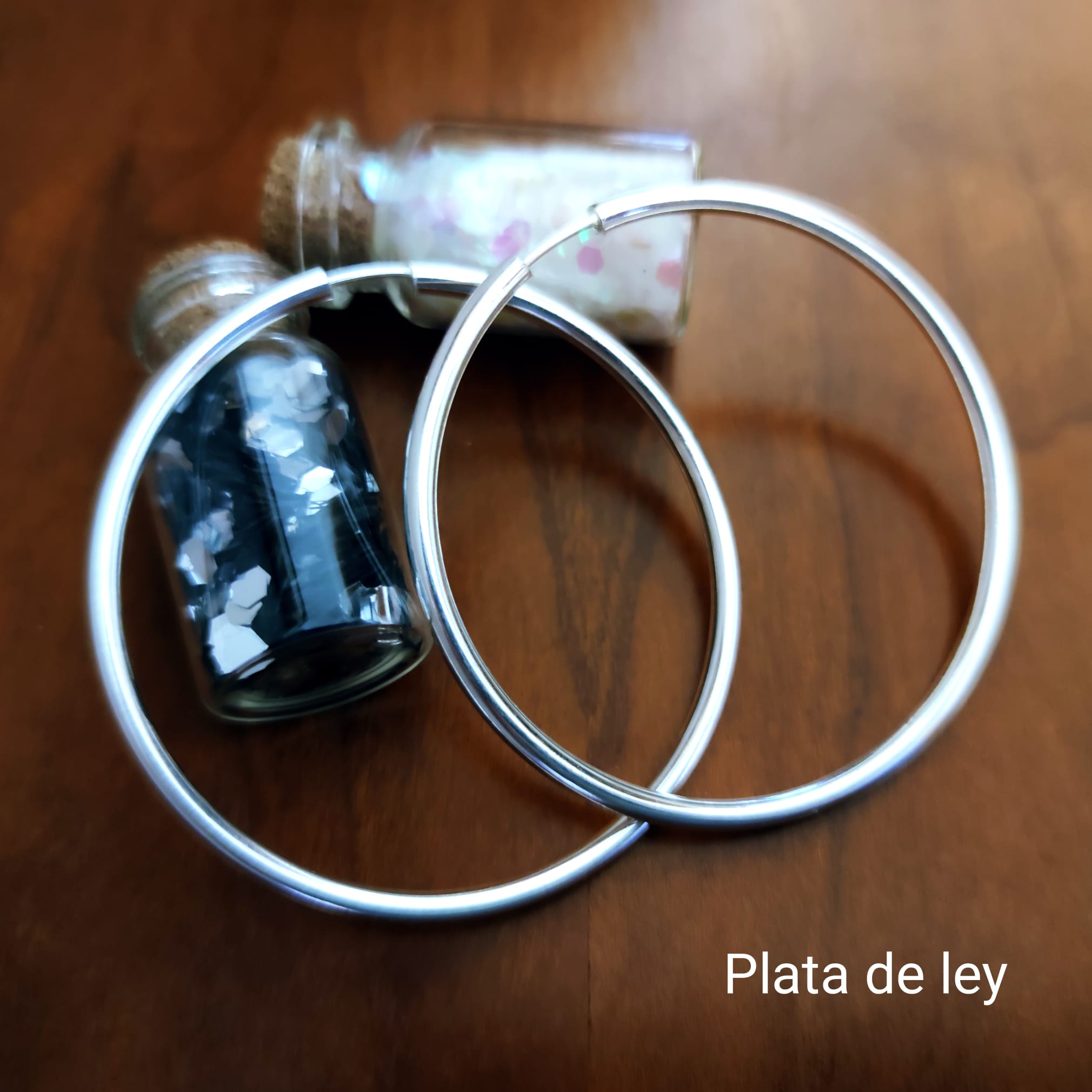 Pendientes Aro gordo de Plata de ley 55mm y 3mm grosor_1