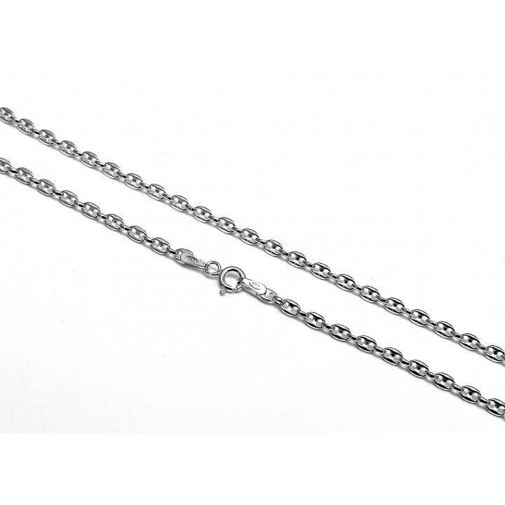 Cadena calabrote 40cm de Plata de ley 3