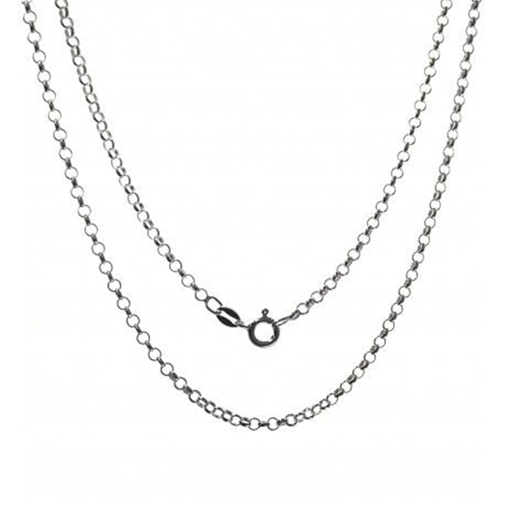 Cadena rolo de Plata de ley 40 Cm. 2 Mm.