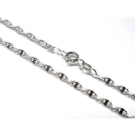 Cadena lumina de Plata de ley 45 Cm. 2