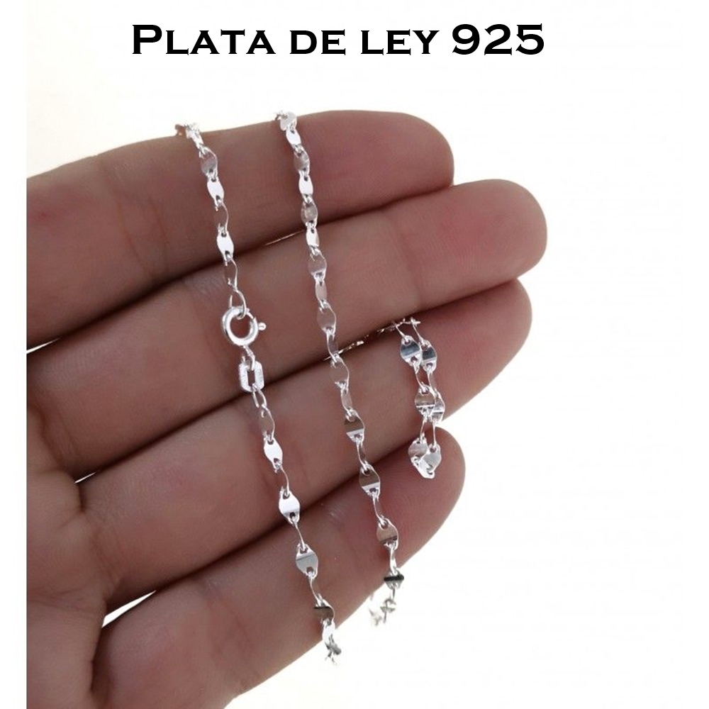Cadena de Plata de ley 45 Cm. modelo lumina 1