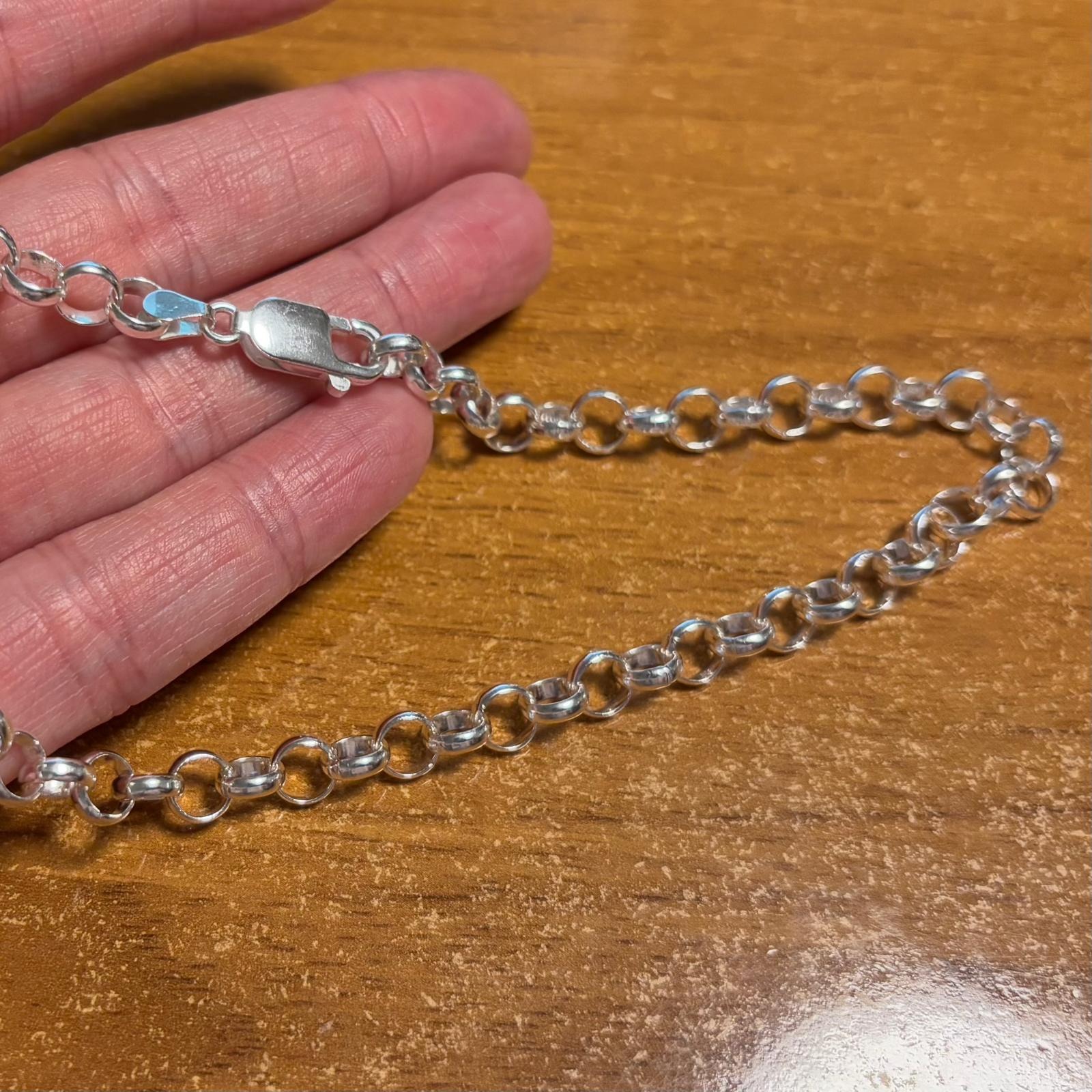 Cadena de Plata rolo 45 Cm. 5 Mm. 3