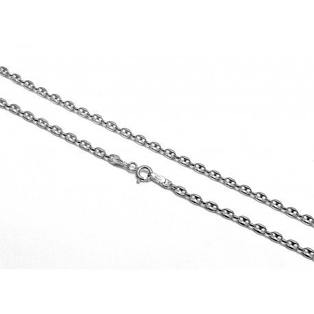 Cadena de Plata de ley calabrote 60 Cm.2 Mm.