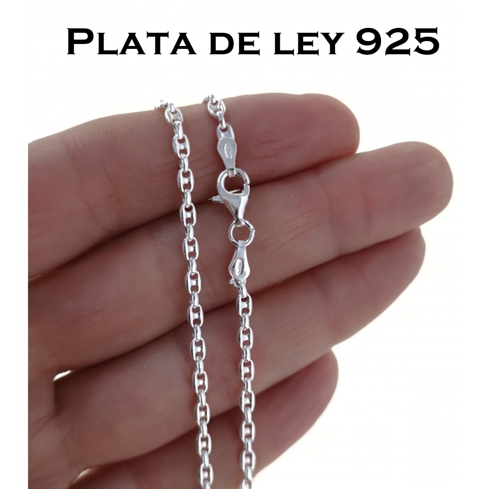 Cadena de Plata de ley calabrote 60 Cm.2 Mm. 2