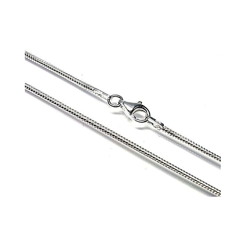 Cadena 70 cm. cola de ratón 1,5 Mm. grosor de Plata de ley