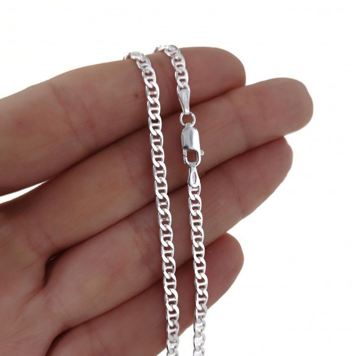 Cadena marina de Plata de ley 70 Cm. y 3 Mm. 2