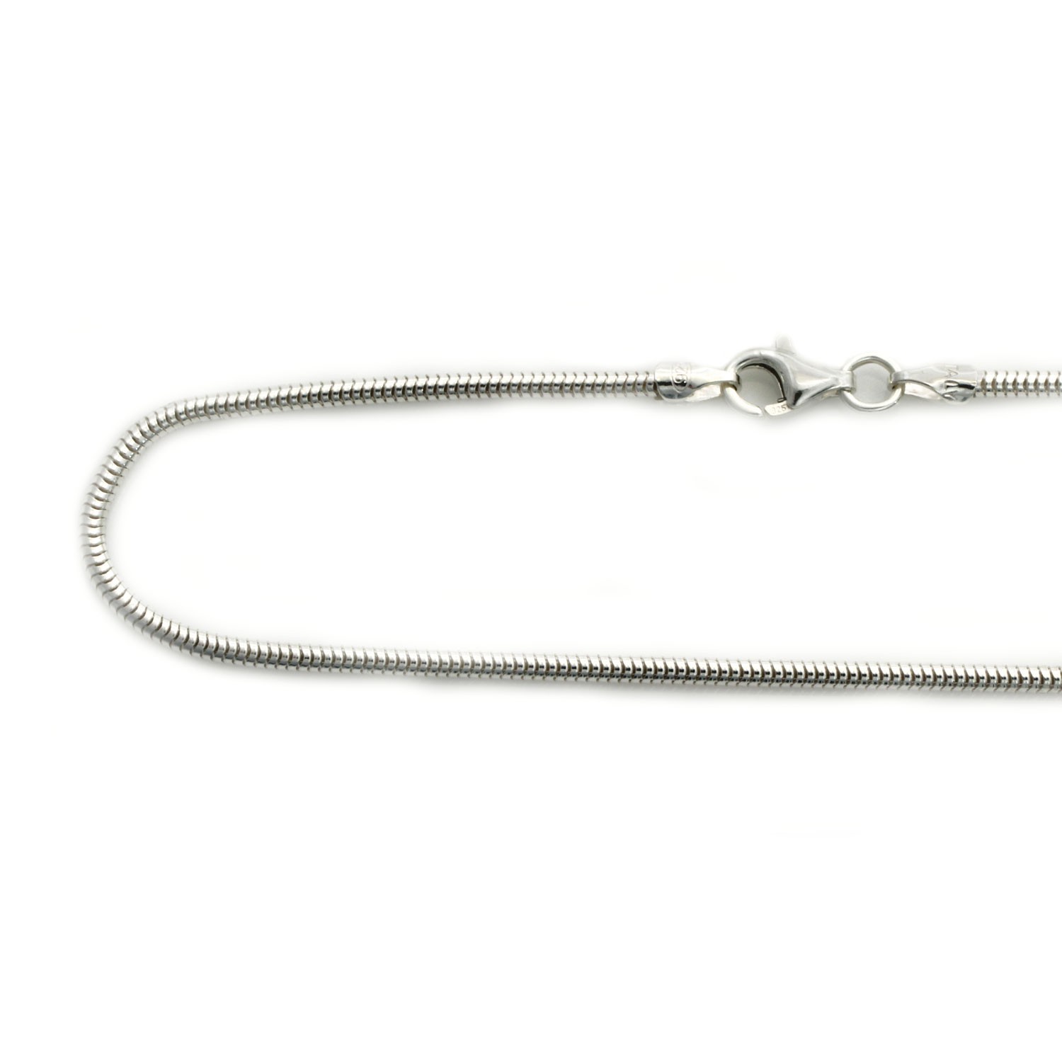 Cadena de Plata cola de raton 70 cm y 1.8 mm grosor