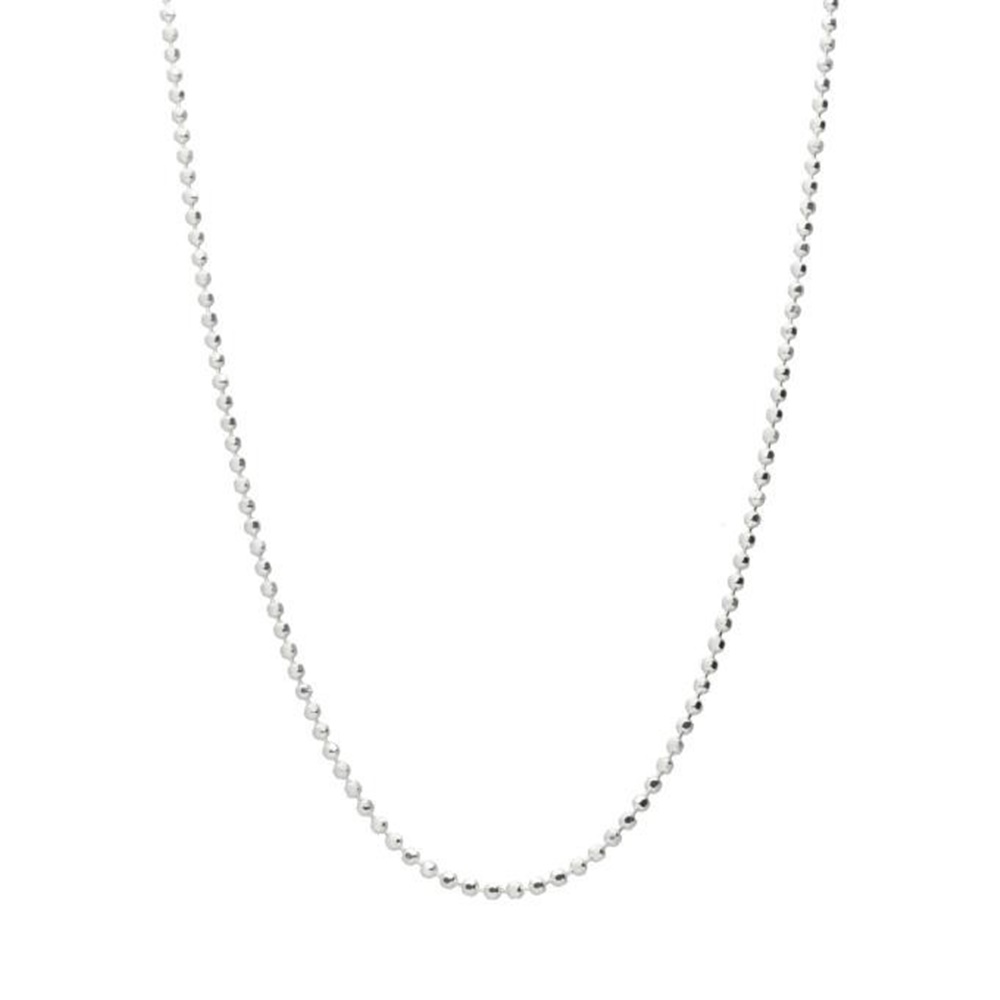 Cadena diamantada de Plata de Ley 40 Cm.
