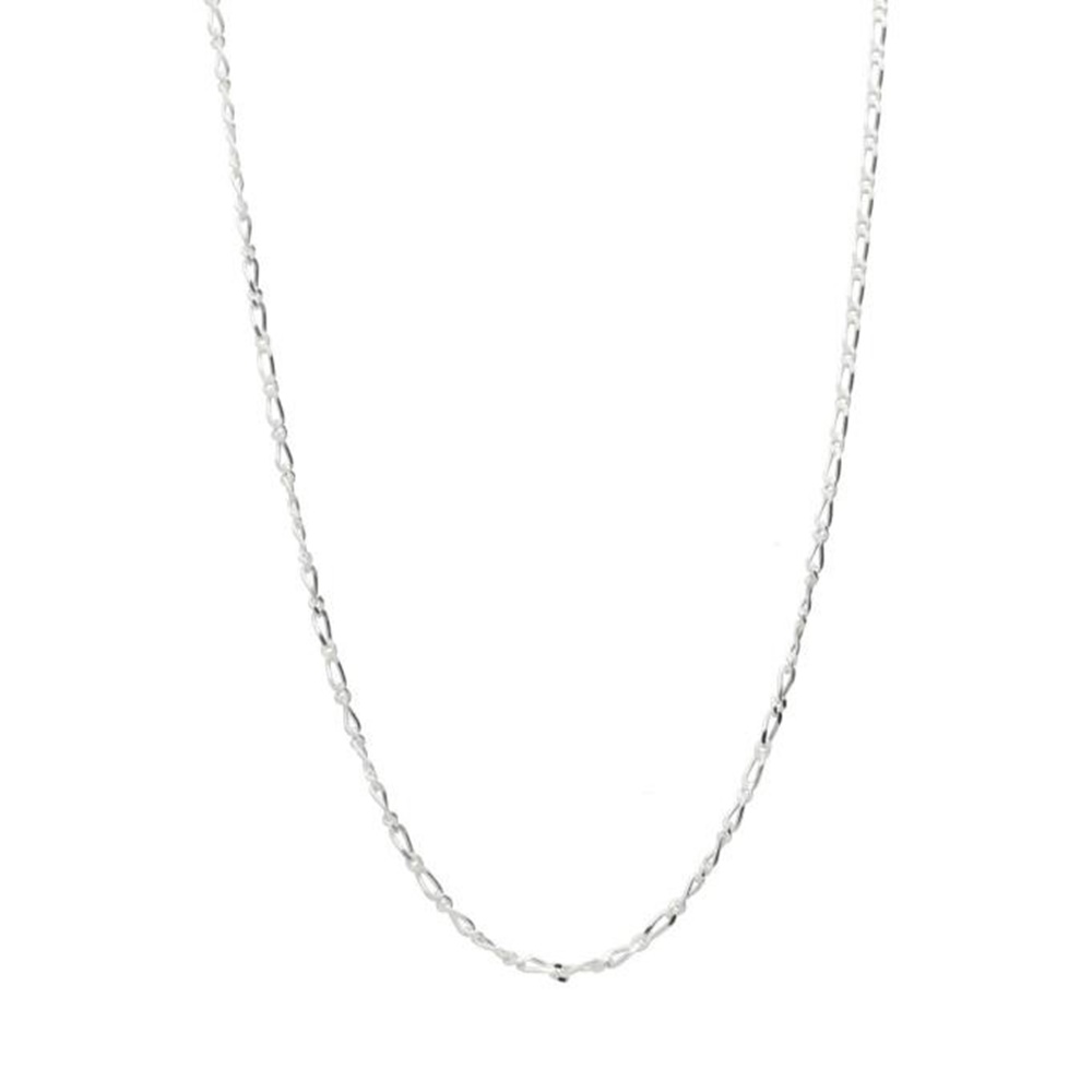 Cadena de Plata de ley 50 Cm.  1+1